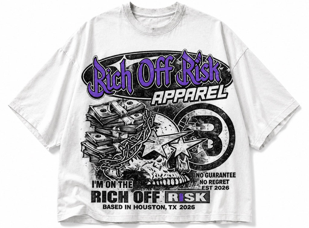 Rich Off Risk Oversized Tee