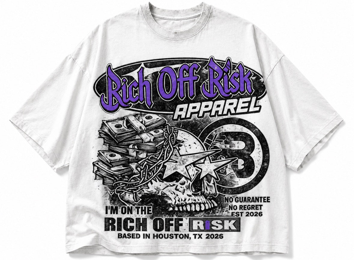 Rich Off Risk Oversized Tee