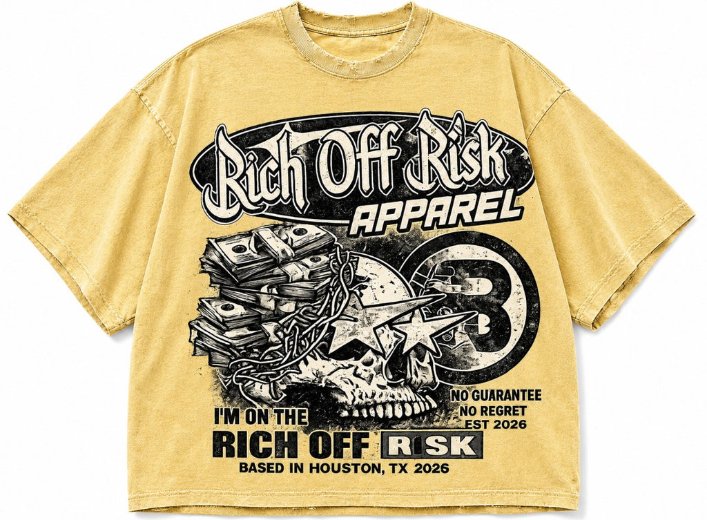 Rich Off Risk Oversized Tee