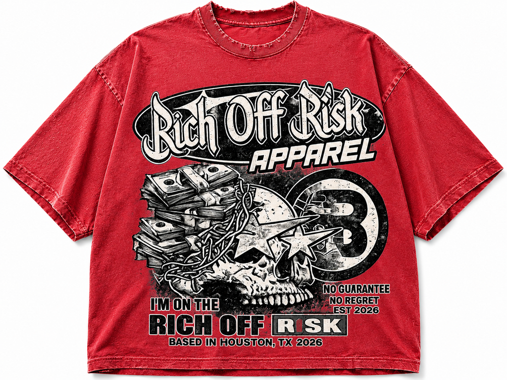 Rich Off Risk Oversized Tee