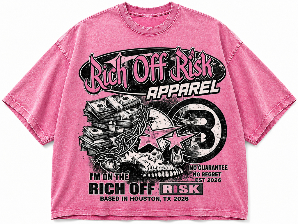 Rich Off Risk Oversized Tee