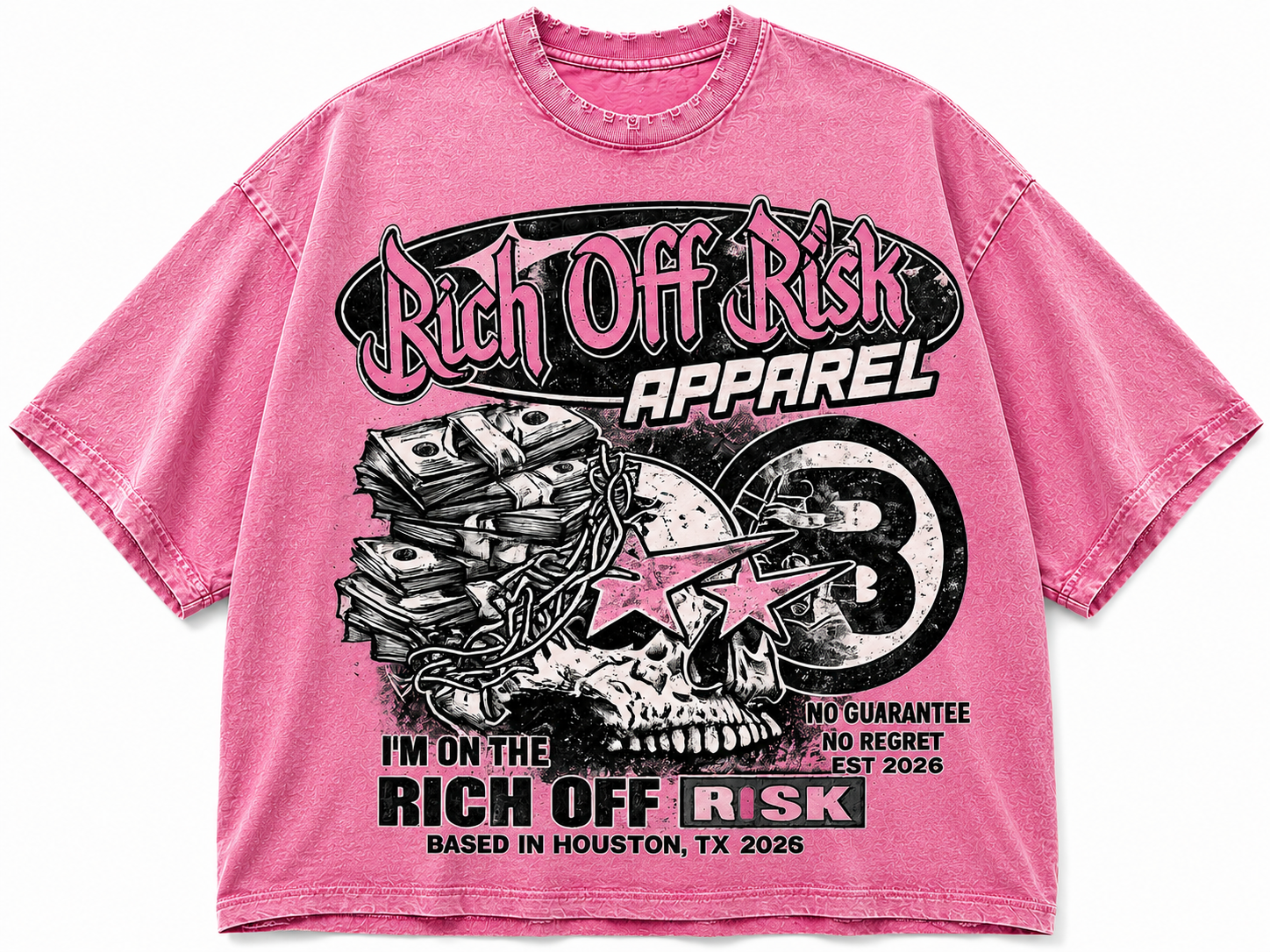 Rich Off Risk Oversized Tee