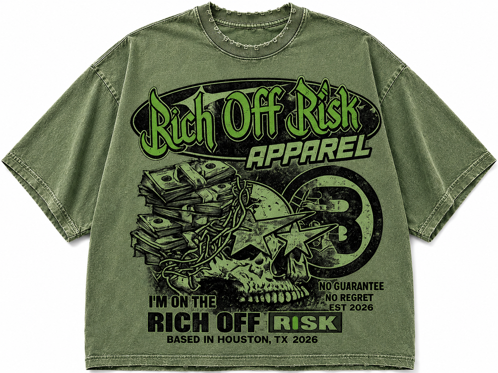 Rich Off Risk Oversized Tee