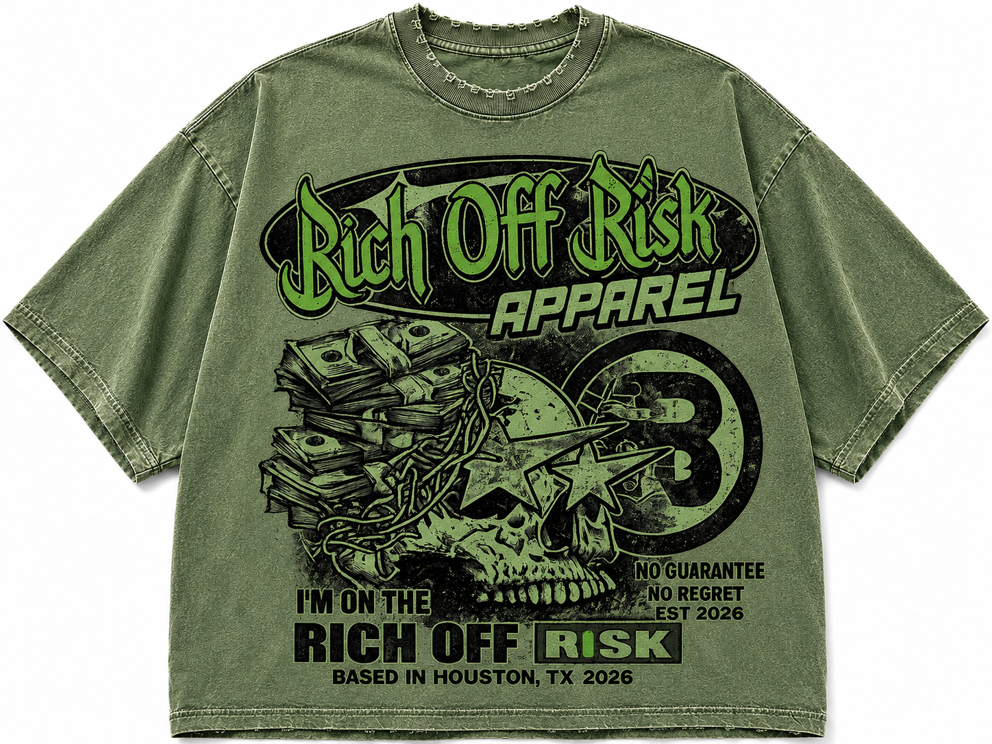 Rich Off Risk Oversized Tee