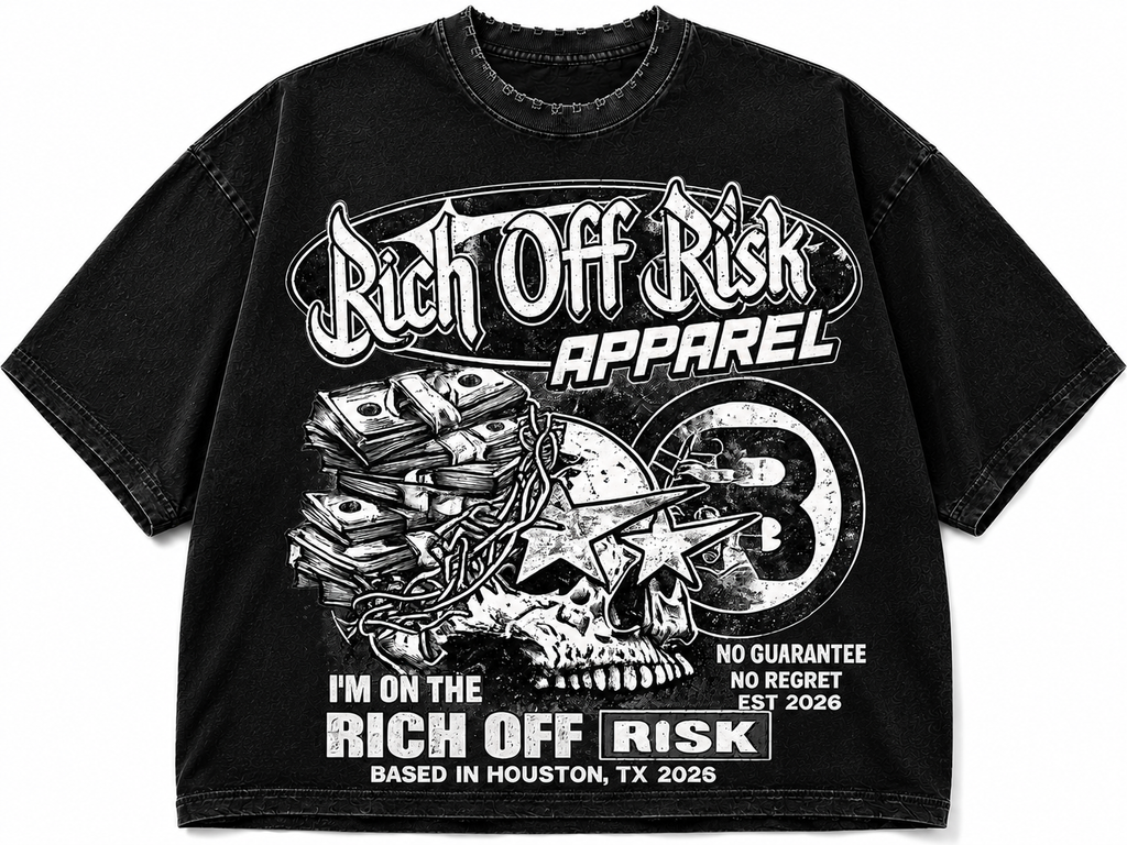 Rich Off Risk Oversized Tee