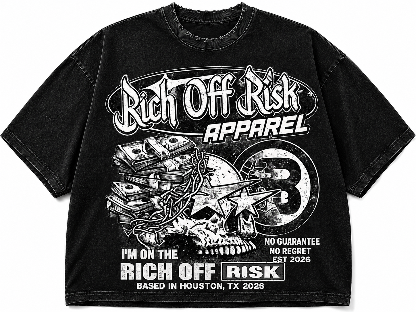 Rich Off Risk Oversized Tee