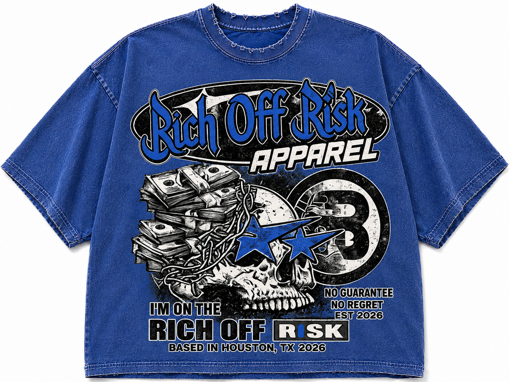 Rich Off Risk Oversized Tee