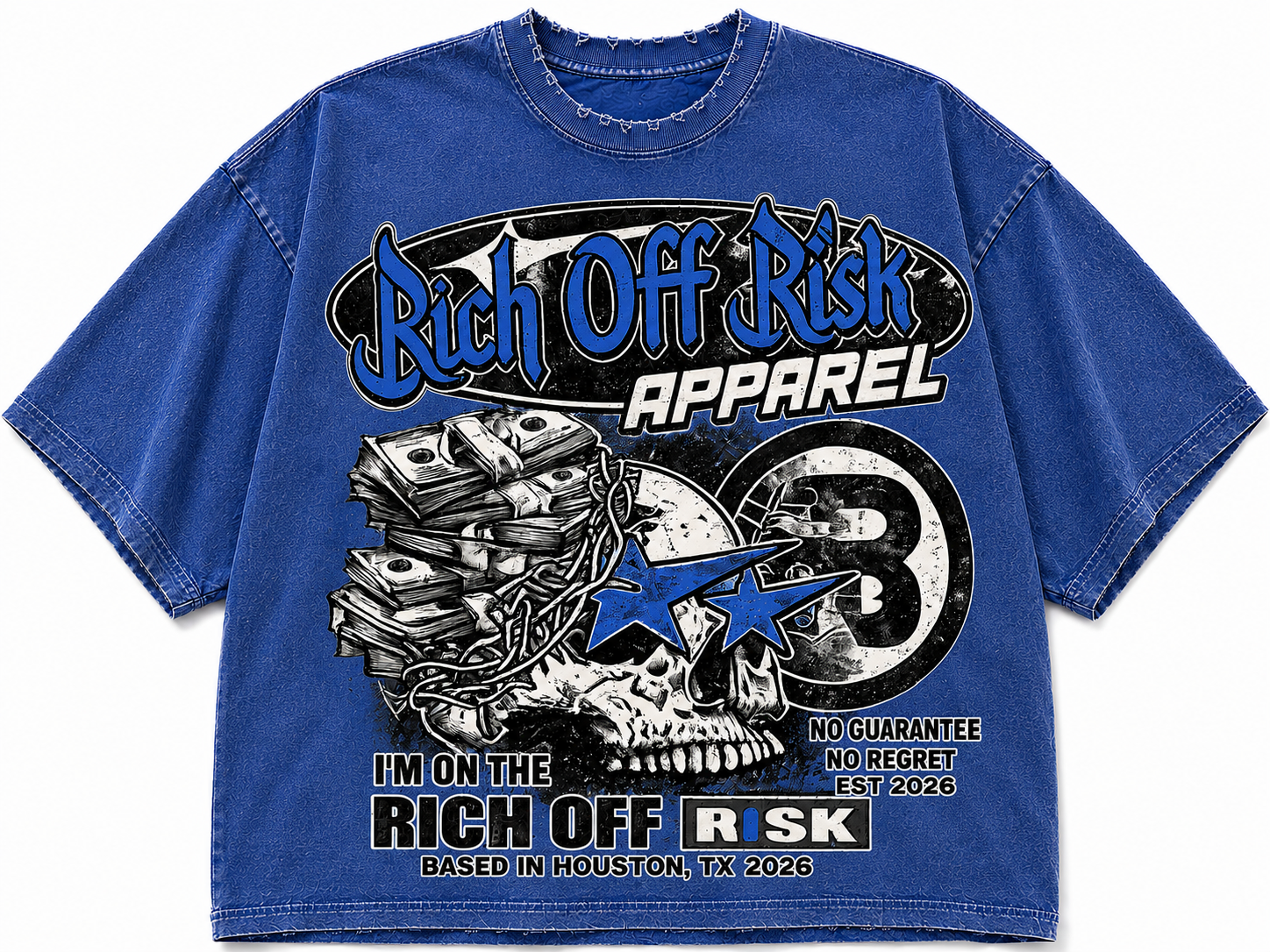 Rich Off Risk Oversized Tee